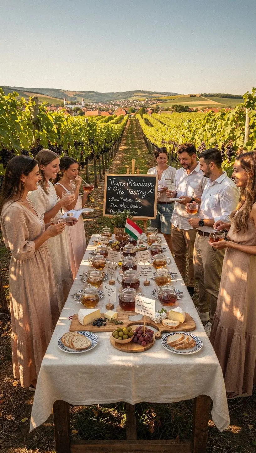 Friss kakukkfű levelek közelről, csillogó harmattal borítva.